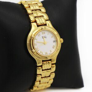 ESQ Swiss Gold Plated Date Watch